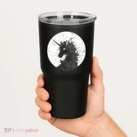 Distressed Unicorn Emblem Tumbler thumb 2