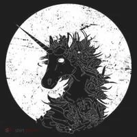 Distressed Unicorn Emblem Tumbler thumb 3