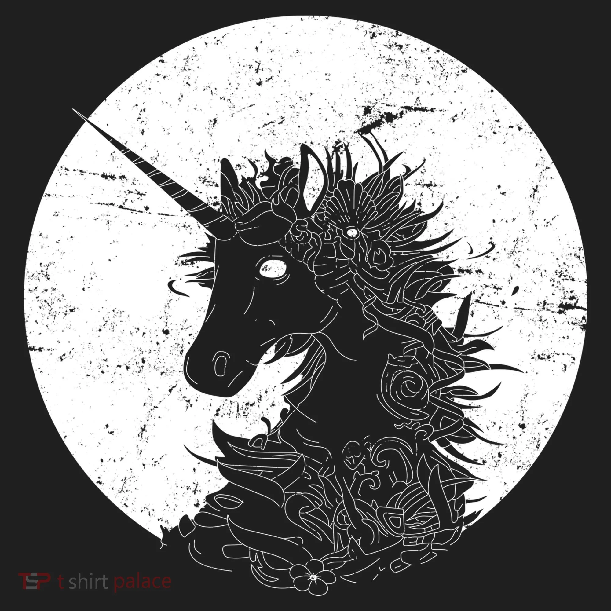 Distressed Unicorn Emblem Tumbler