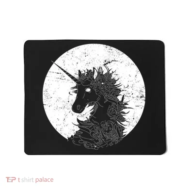 Distressed Unicorn Emblem Mousepad