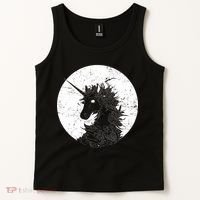 Distressed Unicorn Emblem Tank Top thumb 2