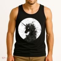 Distressed Unicorn Emblem Tank Top thumb 3