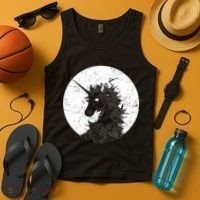 Distressed Unicorn Emblem Tank Top thumb 4