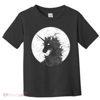 Distressed Unicorn Emblem Toddler T-Shirt thumb 0