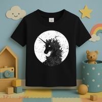 Distressed Unicorn Emblem Toddler T-Shirt thumb 3