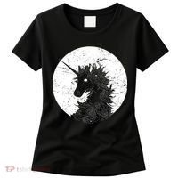 Distressed Unicorn Emblem Women's T-Shirt thumb 0