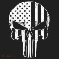 Distressed USA American Skull Tumbler thumb 3
