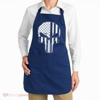 Distressed USA American Skull Apron thumb 2