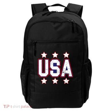 Distressed USA Patriotic Logo Backpack
