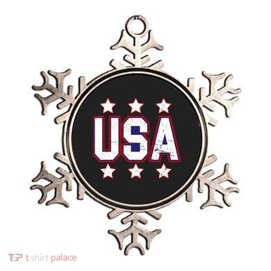 Distressed USA Patriotic Logo Ornament