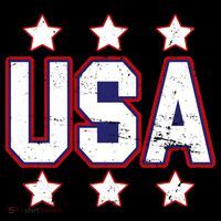 Distressed USA Patriotic Logo Ornament thumb 1