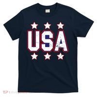 Distressed USA Patriotic Logo T-Shirt thumb 0