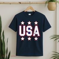 Distressed USA Patriotic Logo T-Shirt thumb 2