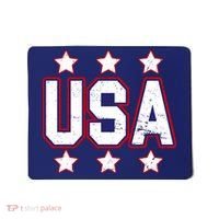 Distressed USA Patriotic Logo Mousepad thumb 0