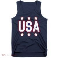 Distressed USA Patriotic Logo Tank Top thumb 0