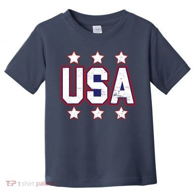Distressed USA Patriotic Logo Toddler T-Shirt
