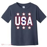 Distressed USA Patriotic Logo Toddler T-Shirt thumb 0