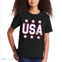 Distressed USA Patriotic Logo Kids T-Shirt thumb 2