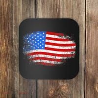 Distressed USA Waving Flag Coaster thumb 0