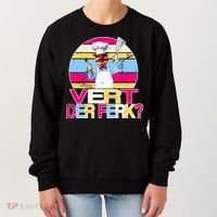 Distressed Vert Der Ferk Retro Chef Women's Sweatshirt thumb 0