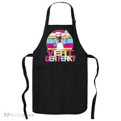 Distressed Vert Der Ferk Retro Chef Apron