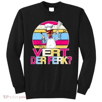 Distressed Vert Der Ferk Retro Chef Sweatshirt