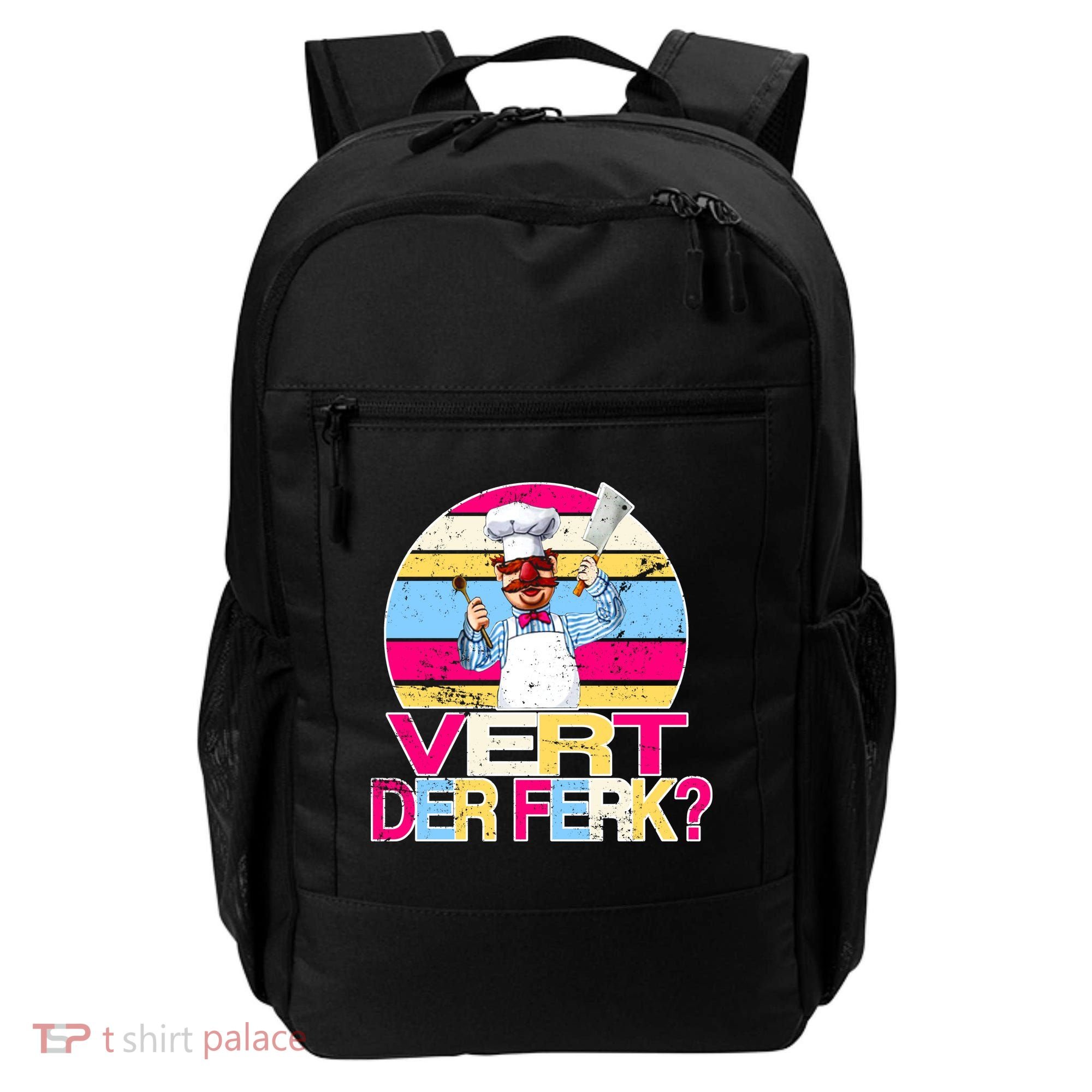 Distressed Vert Der Ferk Retro Chef Backpack