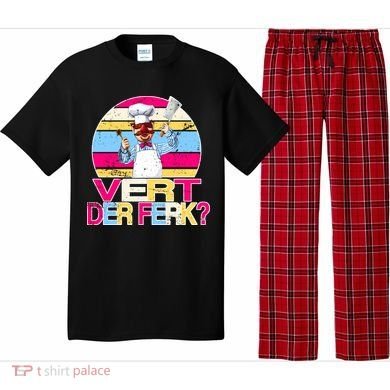 Distressed Vert Der Ferk Retro Chef Pajama Set