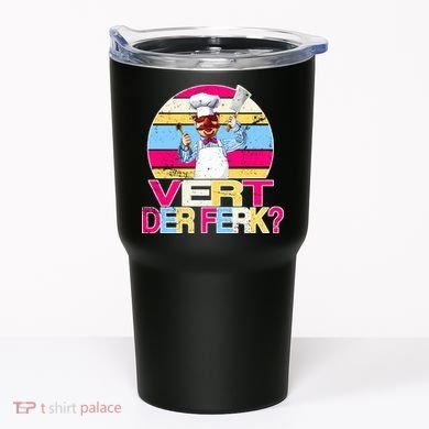 Distressed Vert Der Ferk Retro Chef Tumbler