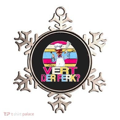 Distressed Vert Der Ferk Retro Chef Ornament