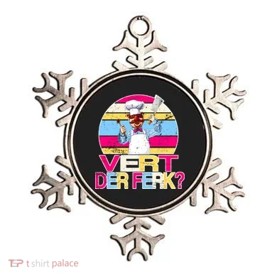 Distressed Vert Der Ferk Retro Chef Ornament