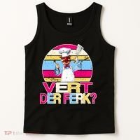 Distressed Vert Der Ferk Retro Chef Tank Top thumb 2