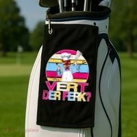 Distressed Vert Der Ferk Retro Chef Golf Towel thumb 2