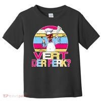Distressed Vert Der Ferk Retro Chef Toddler T-Shirt thumb 0