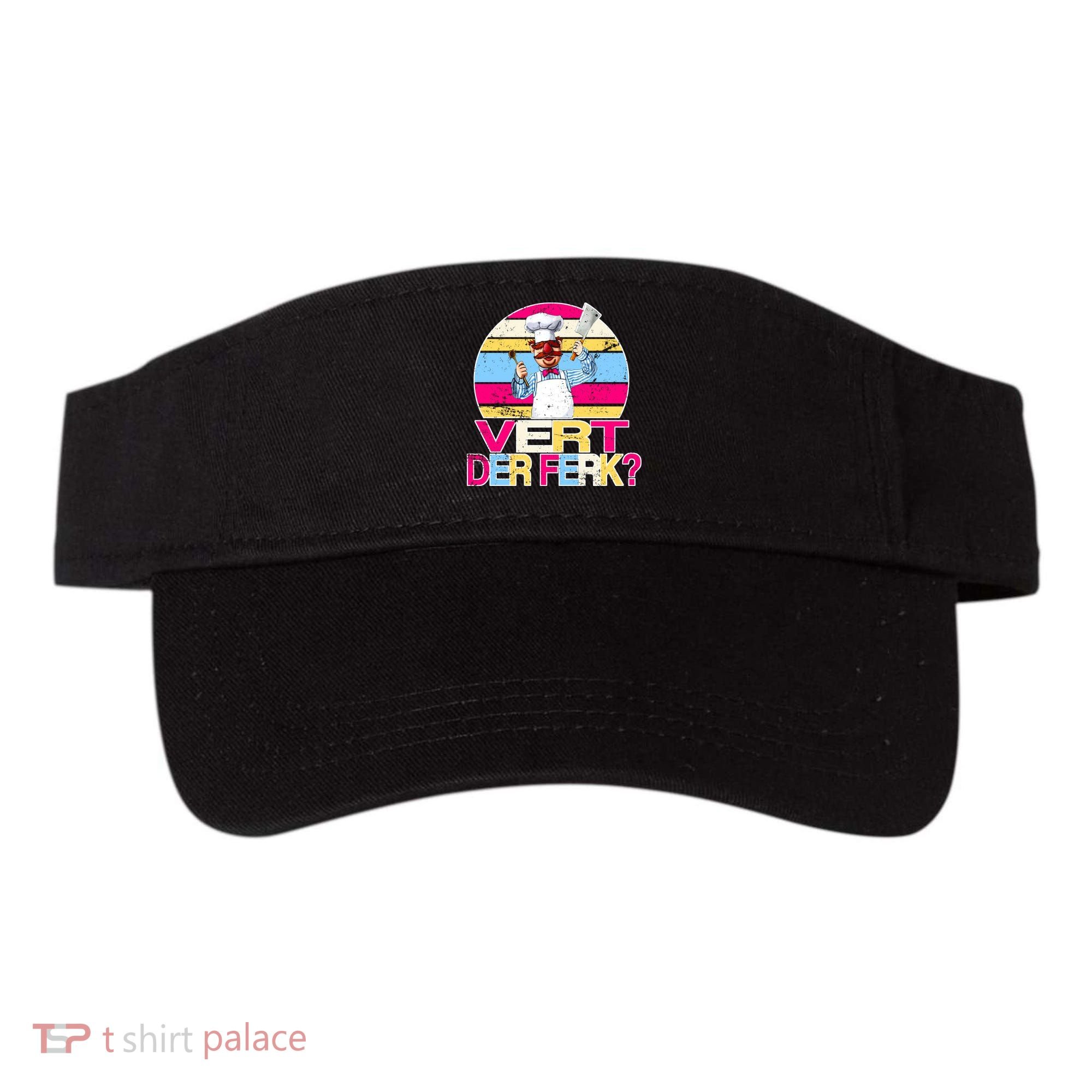 Distressed Vert Der Ferk Retro Chef Visor