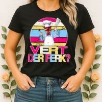 Distressed Vert Der Ferk Retro Chef Women's T-Shirt thumb 2