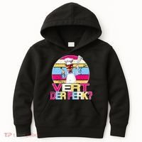 Distressed Vert Der Ferk Retro Chef Kids Hoodie thumb 0