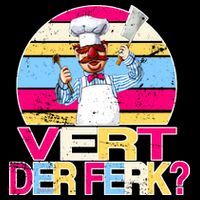 Distressed Vert Der Ferk Retro Chef Kids Long Sleeve Shirt thumb 2