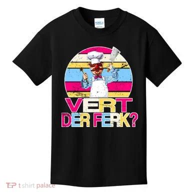 Distressed Vert Der Ferk Retro Chef Kids T-Shirt