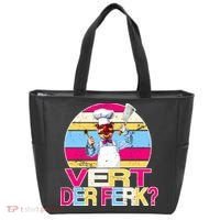 Distressed Vert Der Ferk Retro Chef Tote Bag thumb 0