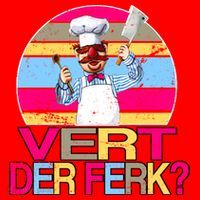Distressed Vert Der Ferk Retro Chef Santa Hat thumb 1