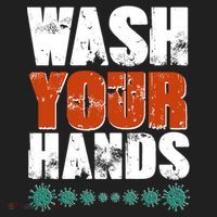 Distressed Wash Your Hands Funny Women's Sweatshirt thumb 2