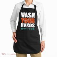 Distressed Wash Your Hands Funny Apron thumb 2