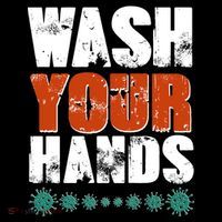 Distressed Wash Your Hands Funny Kids Long Sleeve Shirt thumb 2