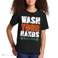 Distressed Wash Your Hands Funny Kids T-Shirt thumb 2
