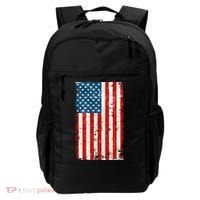 Distressed Worn USA American Flag Backpack thumb 0
