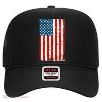 Distressed Worn USA American Flag Hat thumb 0