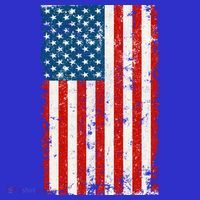 Distressed Worn USA American Flag Sweatshirt thumb 3