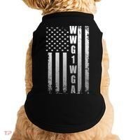 Distressed WWG1WGA US American Flag Doggie Tank thumb 0