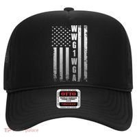 Distressed WWG1WGA US American Flag Hat thumb 0